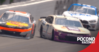 Allgaier makes an incredible save at Pocono