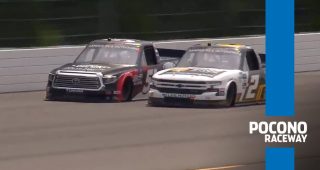 Brandon Jones wins his first Truck Series race at Pocono