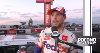 Hamlin ties Gordon with six Pocono wins