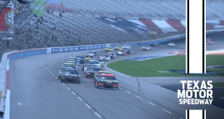 Dillon survives multiple restarts to win at Texas Motor Speedway