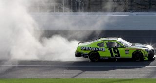 Ride along with Brandon Jones for his dash to Victory Lane