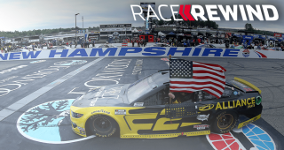 Fight to the finish: Keselowski holds off Hamlin for third win of season