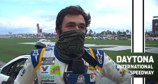 Elliott gives a nod to the fans and his team after historic win