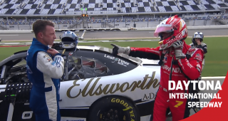 Allgaier shows frustration with Allmendinger after late-race contact