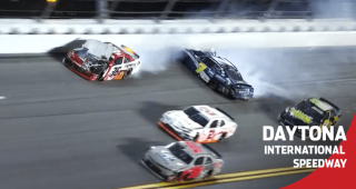Allgaier spins, collects others at Daytona