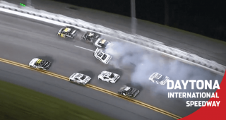 Kaulig Racing teammates battle, wreck, win in final laps at Daytona