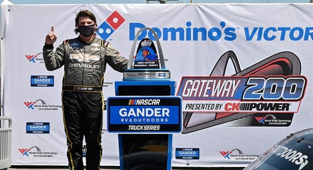 Visit Sheldon Creed ganó la carrera de la Gander Trucks en el World Wide Technology Raceway page