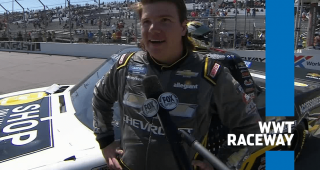 Creed apologetic for contact with Gilliland after Truck Series win