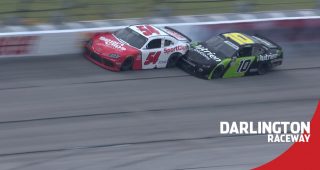 Jones steals Darlington win after Chastain, Hamlin, clash