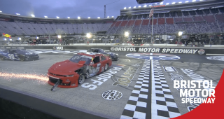 Big crash on Bristol frontstretch in Xfinity regular-season finale
