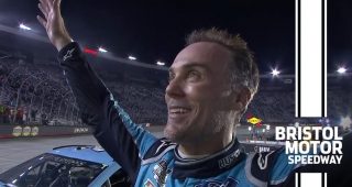Harvick celebrates ninth win of 2020: ‘Bristol, baby!’