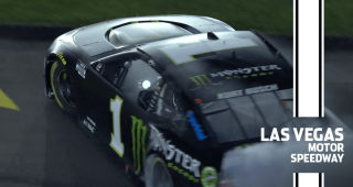 Kurt Busch gives his Goodyears some home cookin’ at Vegas