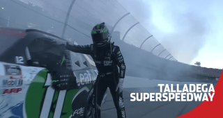 Justin Haley gets third consecutive win on a superspeedway
