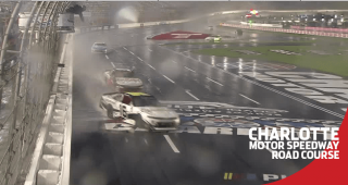 Allmendinger wins a wet and wild Roval race