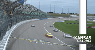 Final Laps: Logano holds off Harvick to win and advance at Kansas