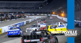 Trucks pile up at Martinsville, block in leader Sheldon Creed