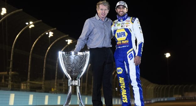 Visit La celebración de los campeones NASCAR 2020 en el Phoenix Raceway page
