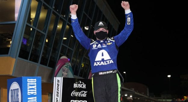 Visit William Byron ganó la Dixie Vodka 400 en el Homestead-Miami Speedway page