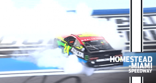 Willy B’s wild burnout after Homestead win