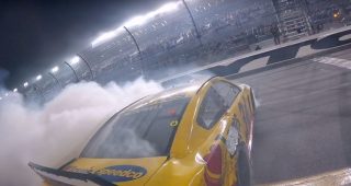McDowell’s first Cup burnout comes on the biggest stage