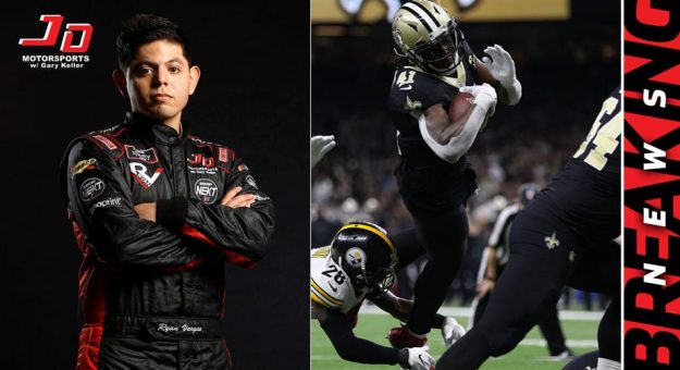 Visit Alvin Kamara patrocinará a Ryan Vargas y JD Motorsports page