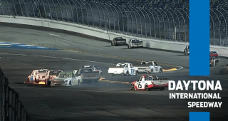 Brett Moffitt, Zane Smith tangle in Camping World Trucks race at Daytona Road Course