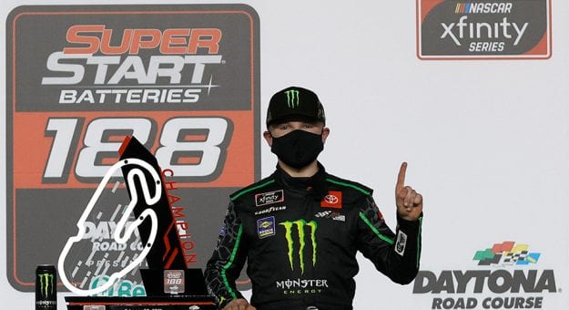 Visit Ty Gibbs ganó la Super Start Batteries 188 At Daytona; noche histórica en la Xfinity Series page