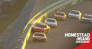 Allgaier runs into Herbst, hits wall hard at Miami