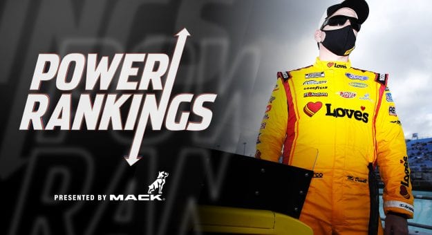 Visit Top 20 Power Rankings NASCAR Cup Series 2021 de Miami a Las Vegas page