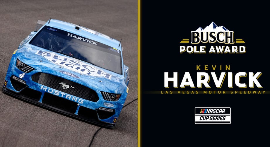 Kevin Harvick ganó la Pole Position para la Pennzoil 400 en Las Vegas