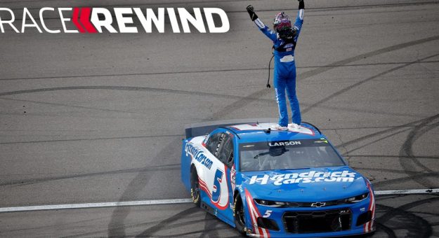 Visit Race Rewind: Kyle Larson dominó en Las Vegas para volver a Victory Lane page