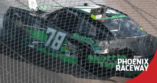 Jesse Little backs into wall after end of Stage 1 at Phoenix