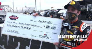 Gragson bags $100K with Dash 4 Cash win at Martinsville