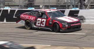 Joe Graf Jr. and Blaine Perkins get together, wreck at Martinsville
