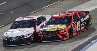 GEICO Restart Zone: Denny won the restart battle and Truex won the war