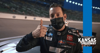 A ‘Rowdy’ night in Kansas: Kyle Busch trucks to Victory Lane