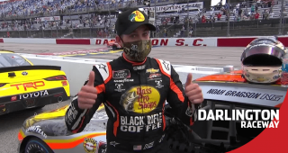 Noah Gragson wins Dash 4 Cash for third race in a row