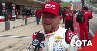 Justin Allgaier brings home a third-place finish at COTA