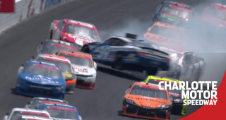 Sieg sparks multi-car wreck in Xfinity race at Charlotte