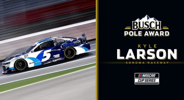 Visit Kyle Larson arrancará desde la Pole Position en Sonoma page