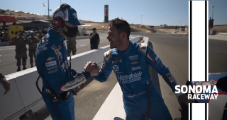 Larson after Sonoma win: ‘This will always be home to me’