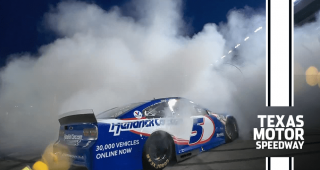 Money and tires to burn: Larson smokes out the All-Star Race