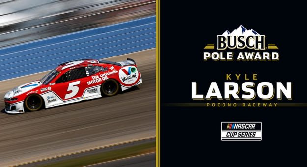Visit Kyle Larson ganó la Busch Pole Position para la 1ra. carrera en Pocono page