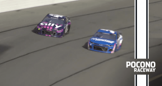 Mind-blowing finish: Alex Bowman takes advantage to win at Pocono