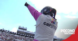 Cindric breaks down final lap after winning Pocono