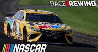 Three turns, one gear: Kyle Busch wins Pocono with broken race car