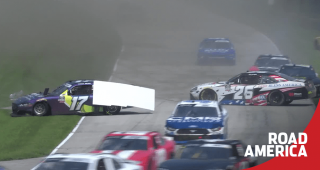 Chaos on late restart causes damage to frontrunners at Road America