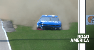 Trouble for Ryan Preece in early moments of Cup practice