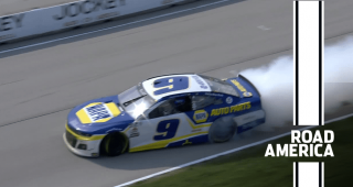 Chase Elliott burns rubber at Road America