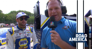Chase Elliott fails to turn a full qualifying lap at Road America
